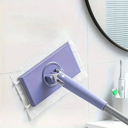 Compact Spin Mop 360° Swivel & Washable Head