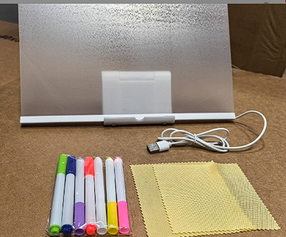 LED Light Drawing Board Pad Creative Sketch Board