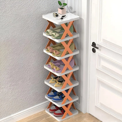 Space-Saving Shoe Rack, Foldable Design