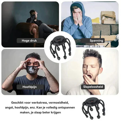 Calming Head Massage Device, Soothing Relaxation Aid