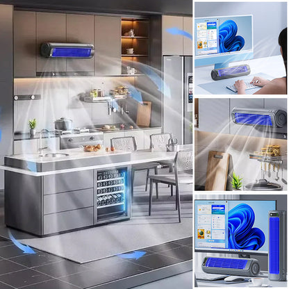 PORTABLE RECHARGEABLE AIR CONDITIONER | WIRELESS COOLING