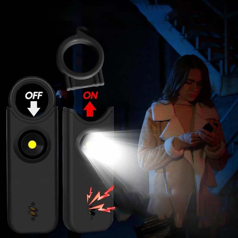 Rechargeable Personal Safety Alarm 135dB Portable Security