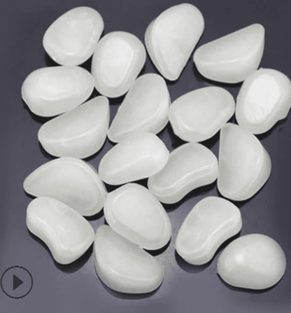 Phosphorescent Garden Pebbles, Colorful Glow Stones
