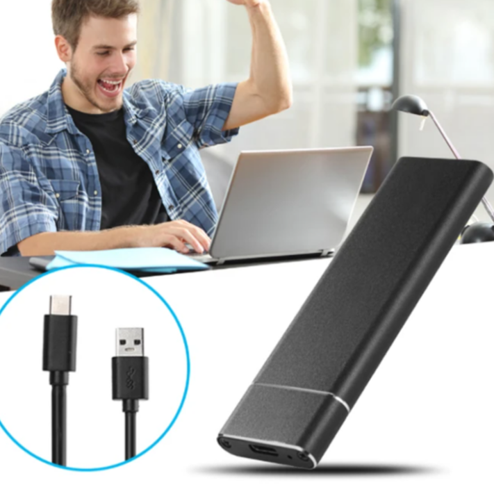 High-Speed External Storage, Compact Design