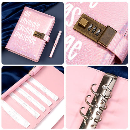 Savings Challenge Ledger With Password Lock  100-Day Budget Tracker
