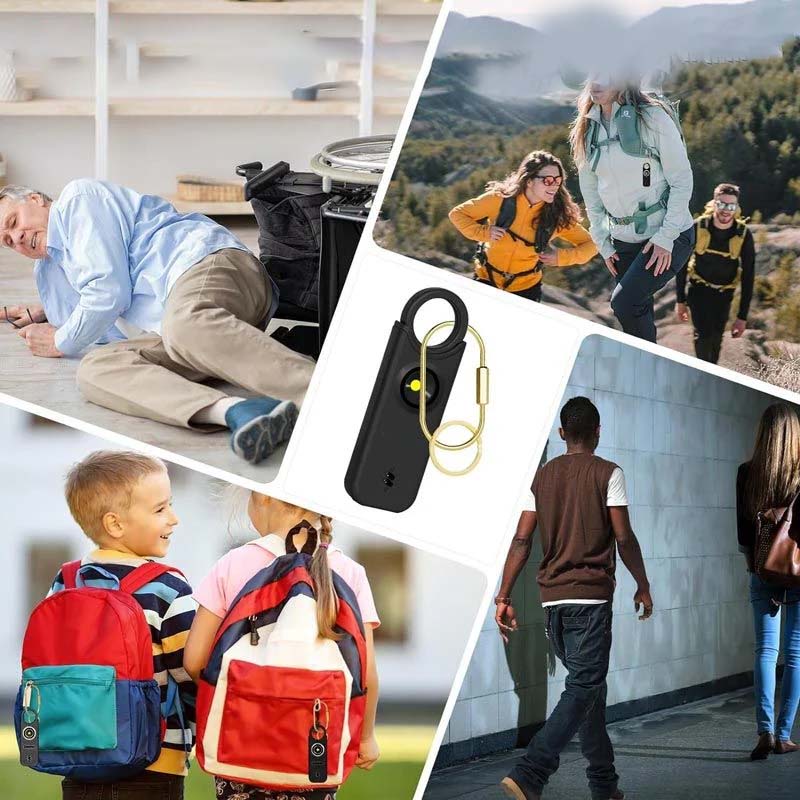 Rechargeable Personal Safety Alarm 135dB Portable Security