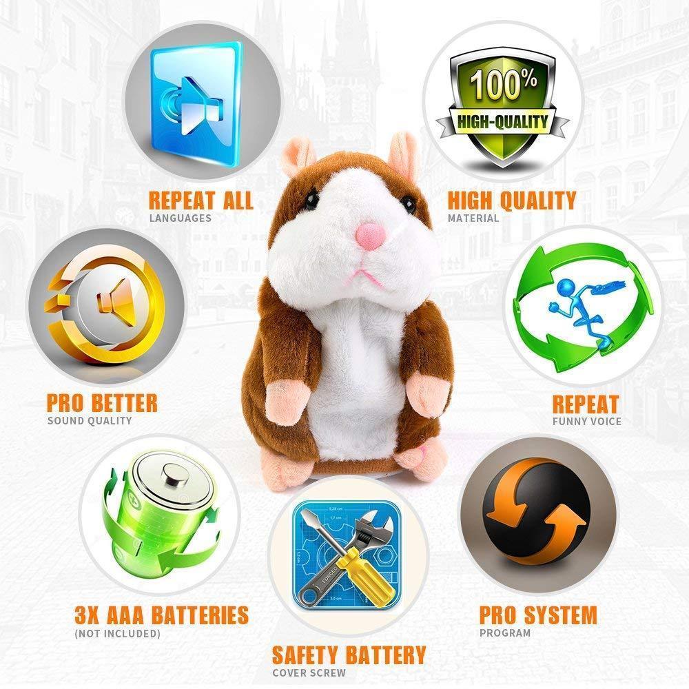 Interactive Talking Hamster Toy, Amusing and Engaging
