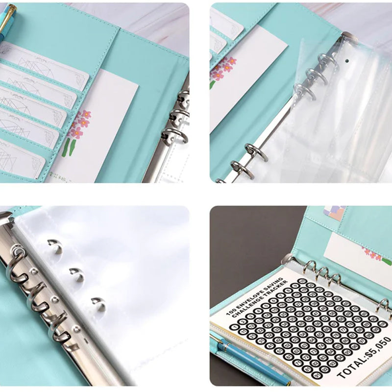 Savings Challenge Ledger With Password Lock  100-Day Budget Tracker