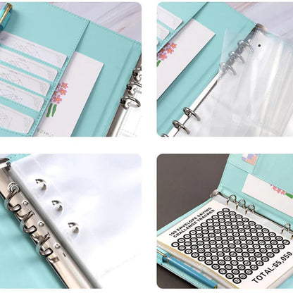Savings Challenge Ledger With Password Lock  100-Day Budget Tracker