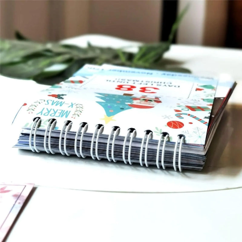 Foldable Christmas Countdown Calendar 100-Day Holiday Display