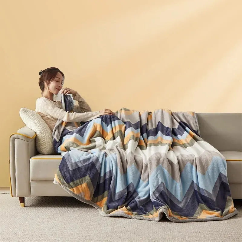 Snug Flannel Throw, Warm and Plush