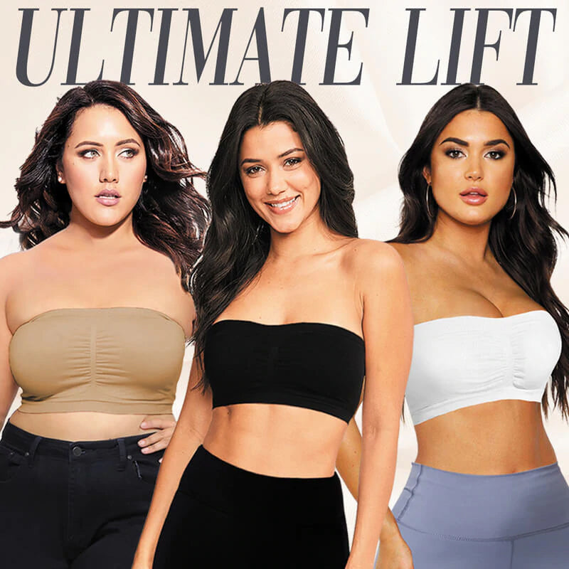 Wireless Strapless Bra  Stretch Fit