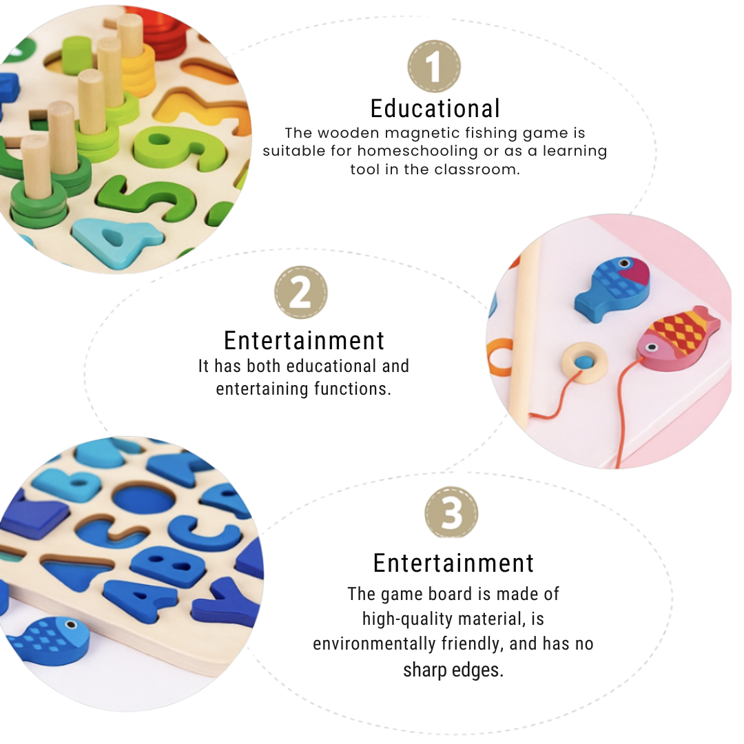 (done) Montessori Wooden Activity Board for Kids | Educational Learning & Counting Toy