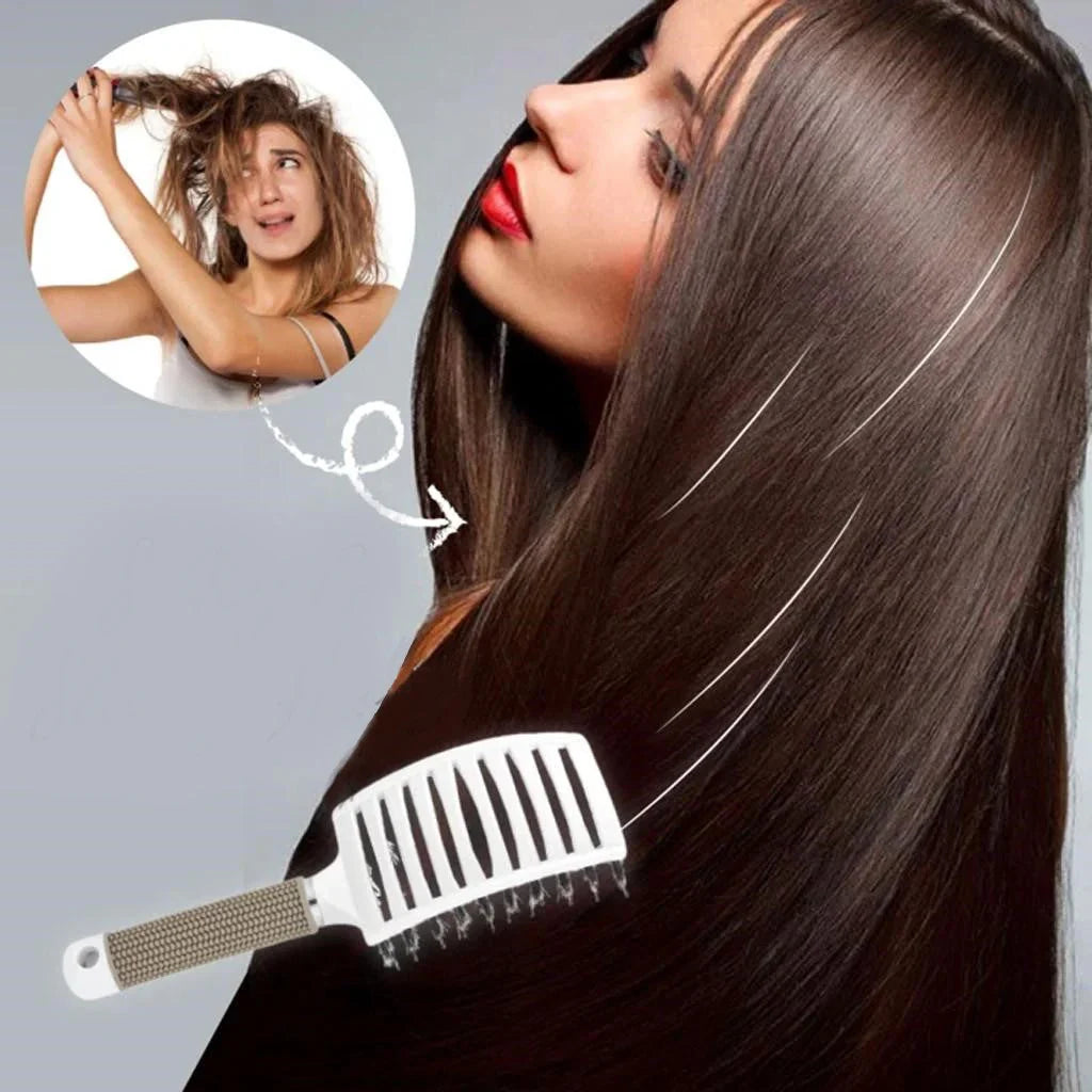 Tangle-Free Hair Brush, Effortless Detangling