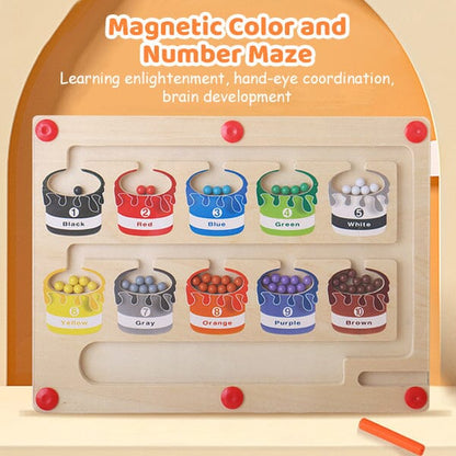 Interactive Magnetic Color and Number Activity, Educational Fun