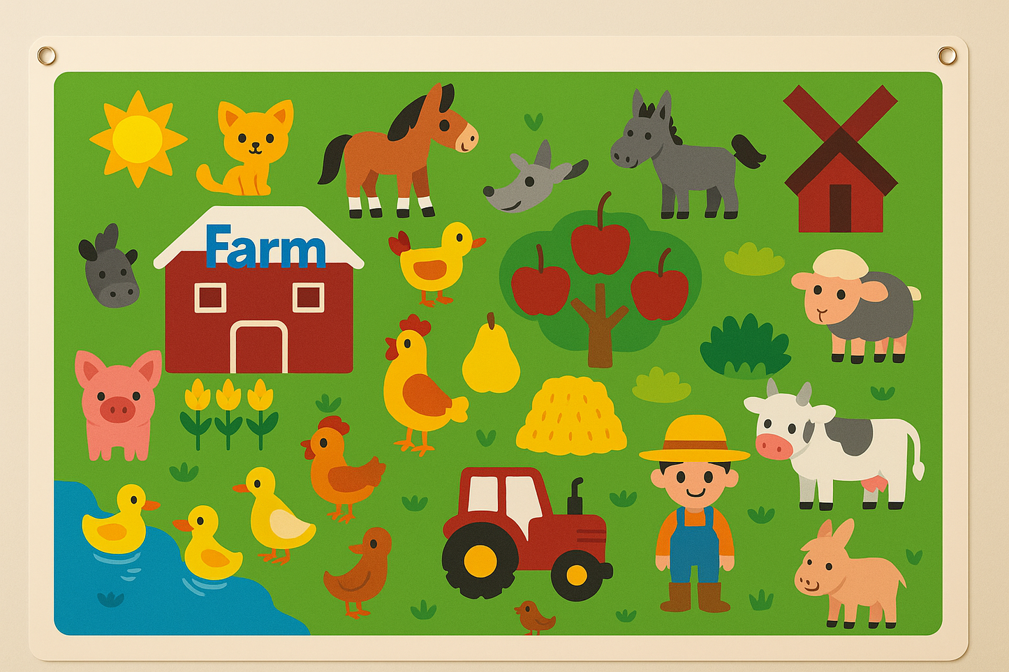 (done) Montessori Felt Board for Kids | Educational