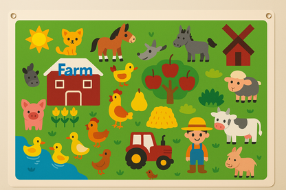 (done) Montessori Felt Board for Kids | Educational