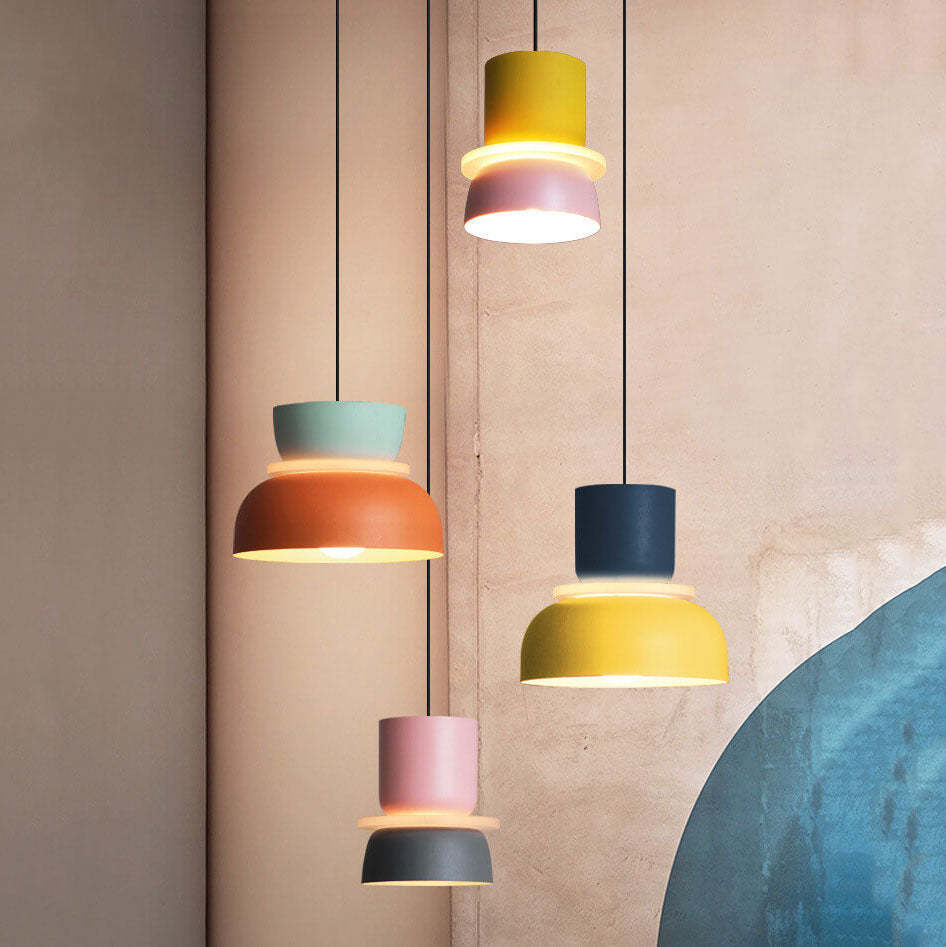 Nordic Colorful Macaron Pendant Light | LED