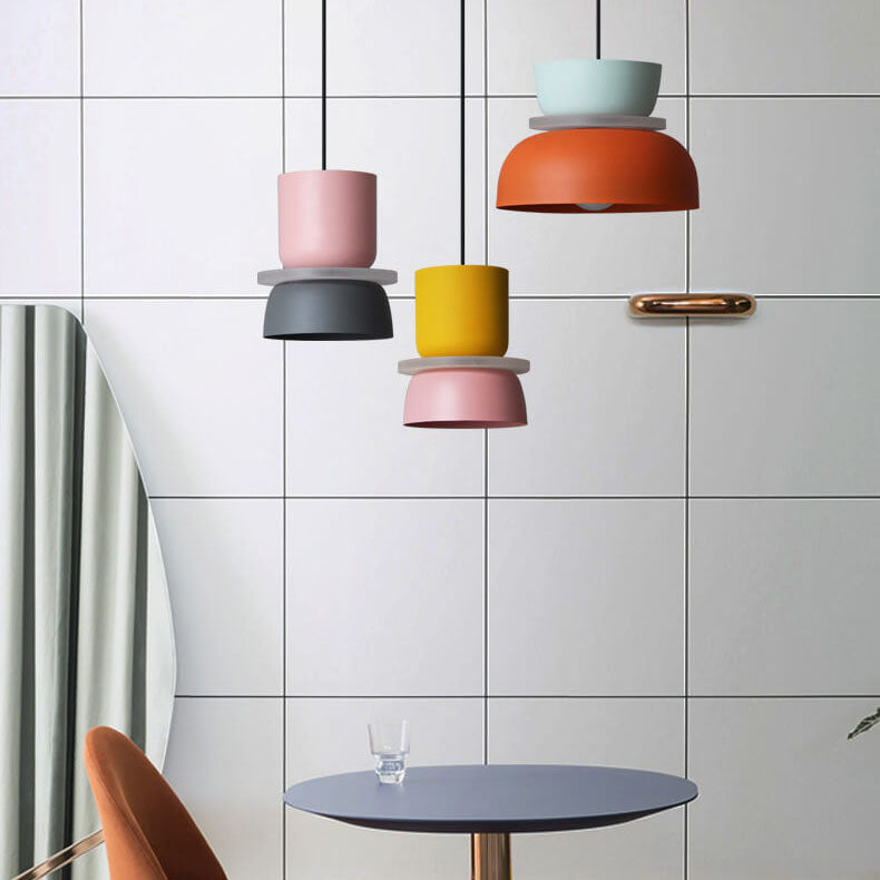 Nordic Colorful Macaron Pendant Light | LED