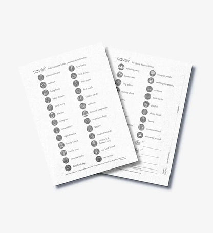 Document Binder With Organizer & Envelopes “In Case I Go Missing” Design