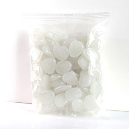 Phosphorescent Garden Pebbles, Colorful Glow Stones