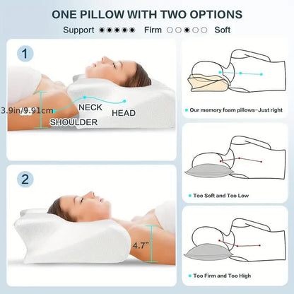 Supportive Sleep Pillow, Restful Comfort