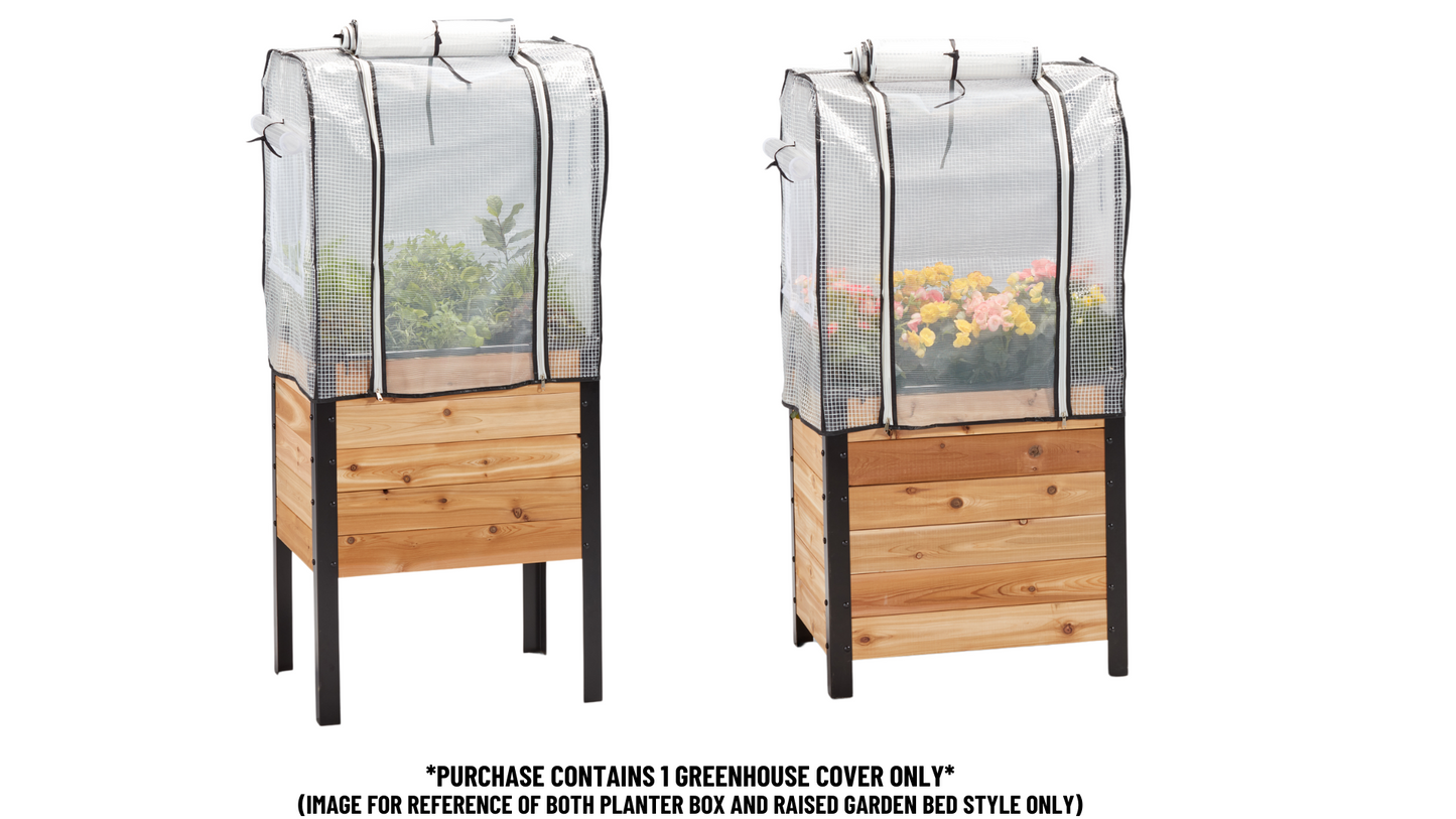 Greenhouse Cover for Planters 24" Tall Protective Frame Set