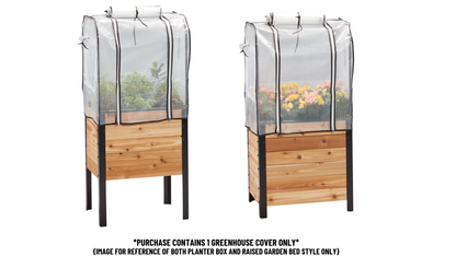 Greenhouse Cover for Planters 24" Tall Protective Frame Set
