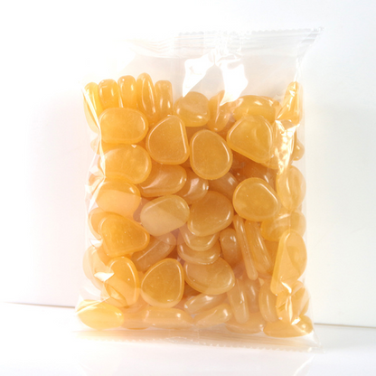 Phosphorescent Garden Pebbles, Colorful Glow Stones