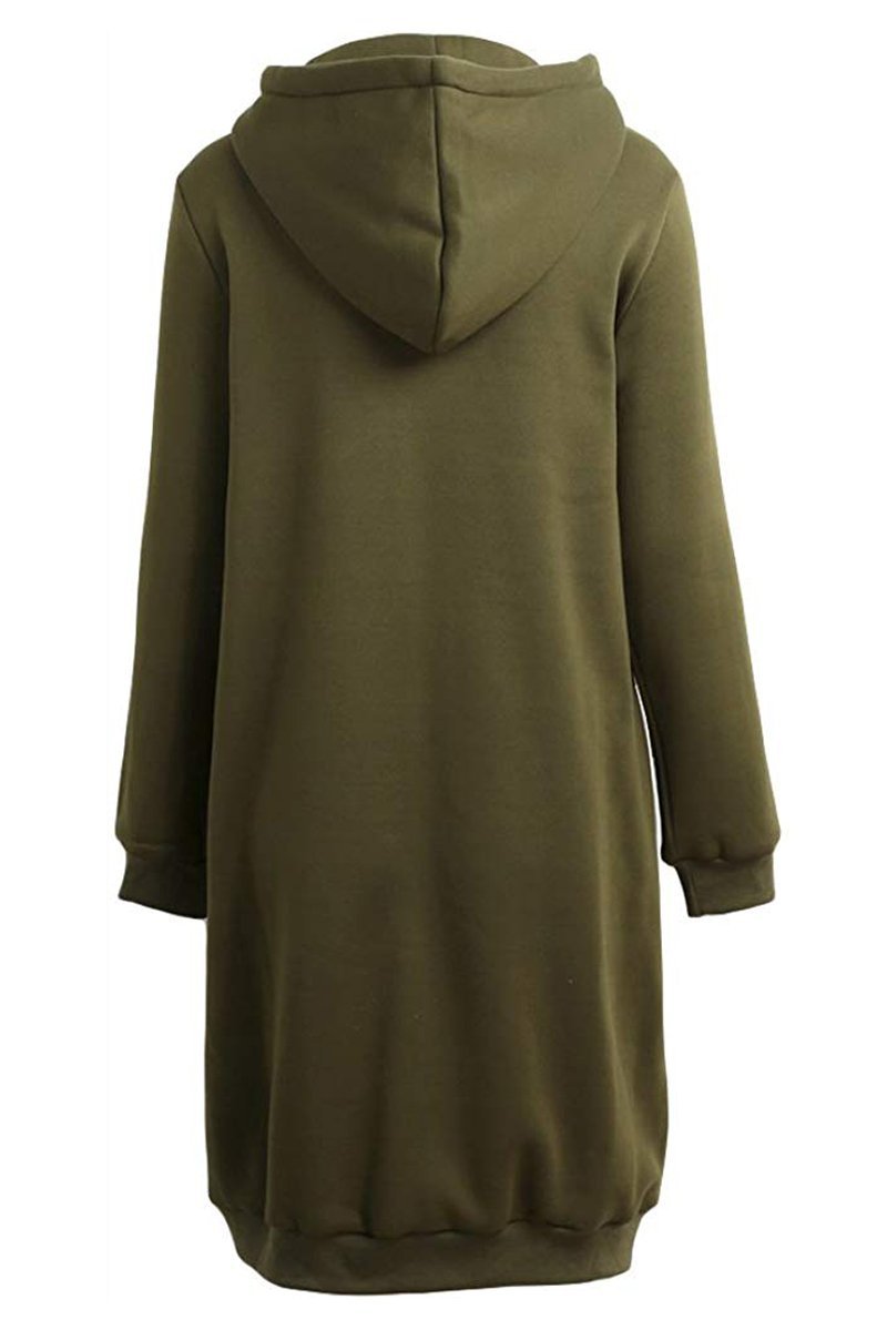 Women's Oversized Zip-Up Hoodie | Long Fit