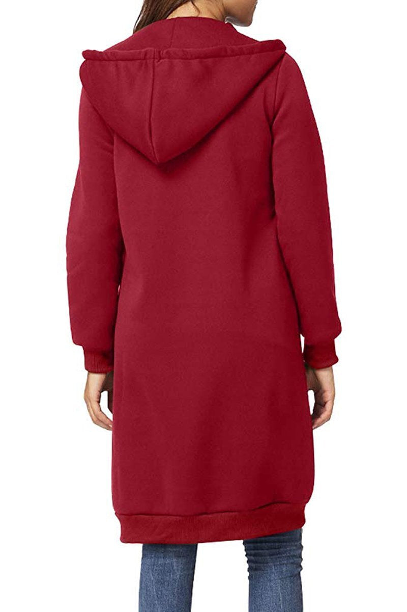 Women's Oversized Zip-Up Hoodie | Long Fit