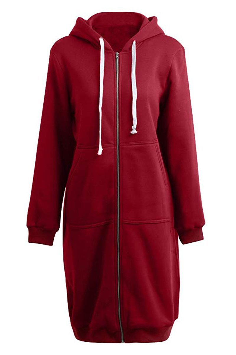 Women's Oversized Zip-Up Hoodie | Long Fit