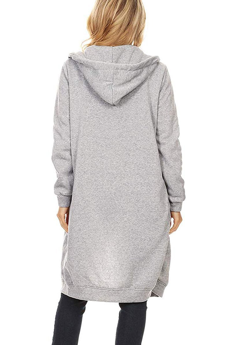 Women's Oversized Zip-Up Hoodie | Long Fit