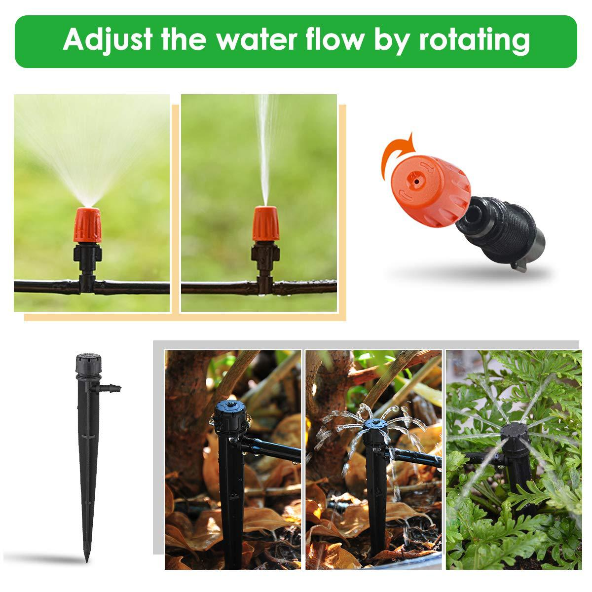 Automated Irrigation System, Drip Watering for Garden Plants