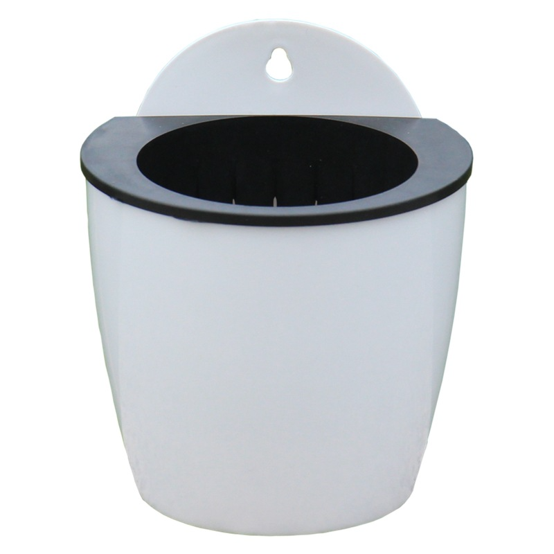 Modern Self-Watering Hanging Planter, Wall-Mounted Design