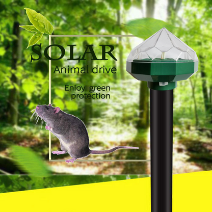 Solar-Operated Animal Deterrent, Eco-Conscious Defense Against Rodents
