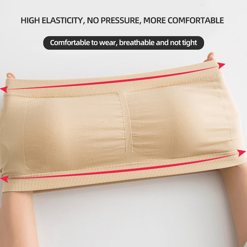 Wireless Strapless Bra  Stretch Fit
