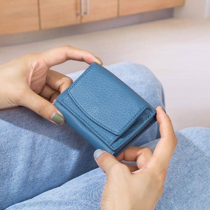 Blocking Soft PU Wallet Mini Coin Purse