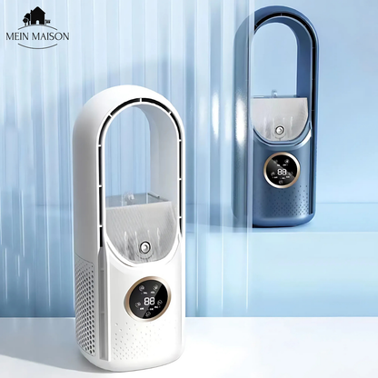 Bladeless USB Air Cooler | Quiet with Timer