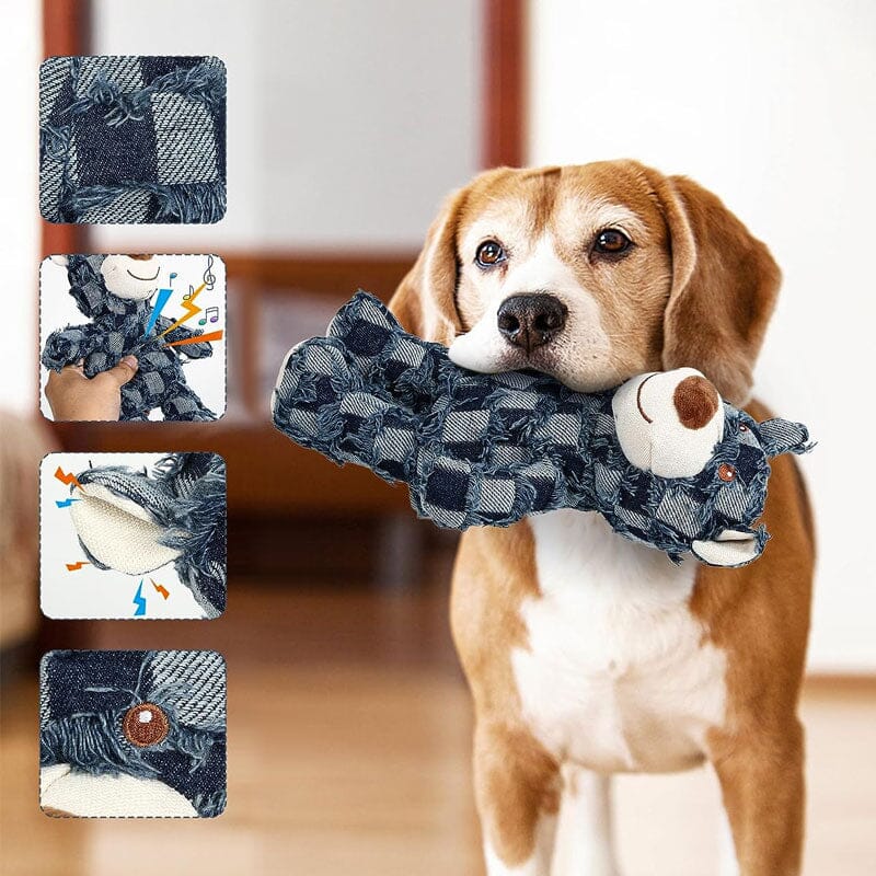 Indestructible Robust Bear –Durable Plush Toy for Aggressive Chewers