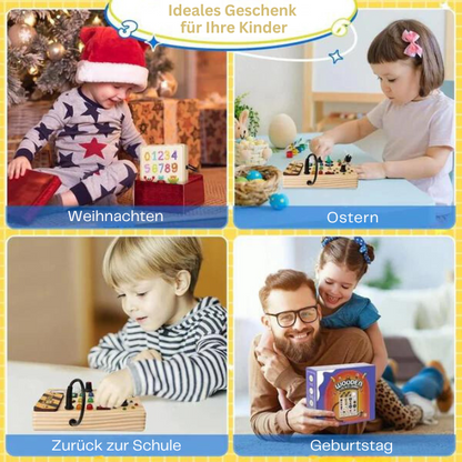 Interactive Montessori Board With LED Sensory Lights