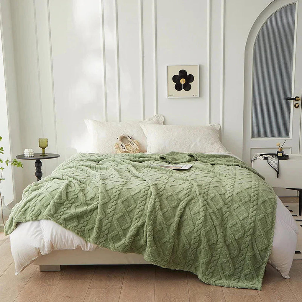 Reversible Plush Blanket, Cozy Design