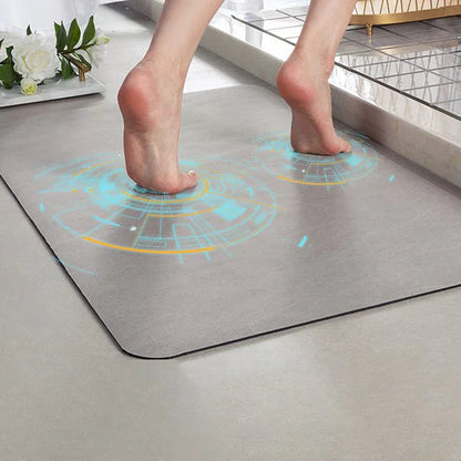 Non-Slip Bath Mat, Diatomite Design