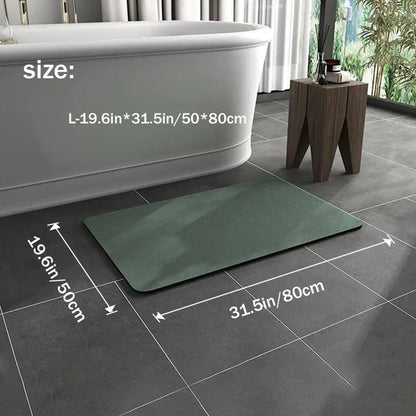 Non-Slip Bath Mat, Diatomite Design