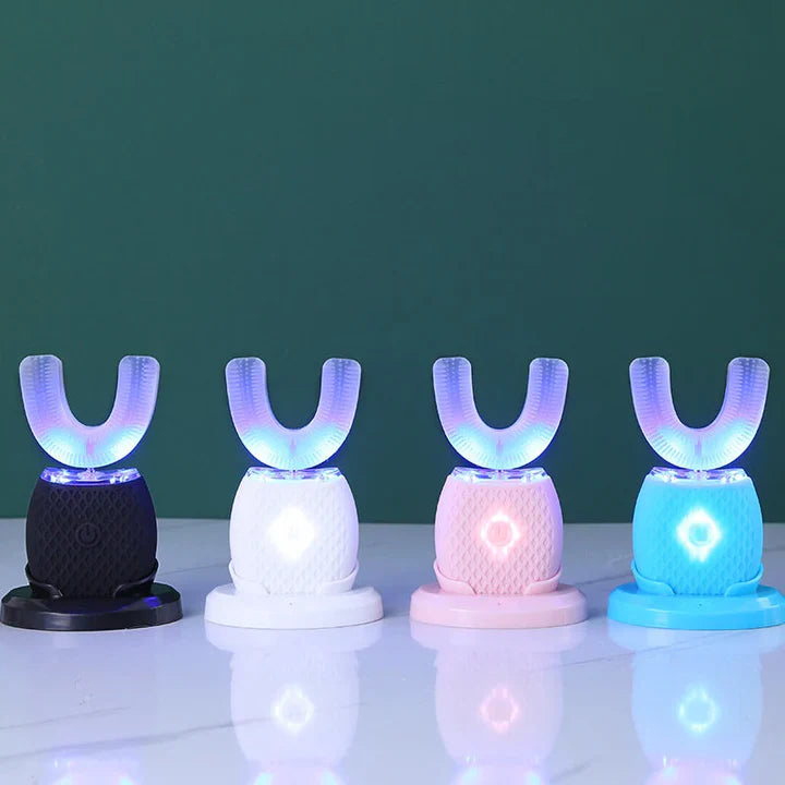 Ultrasonic Toothbrush, 360-Degree Cleaning System