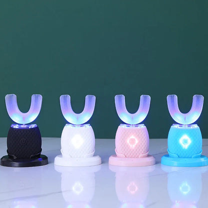 Ultrasonic Toothbrush, 360-Degree Cleaning System