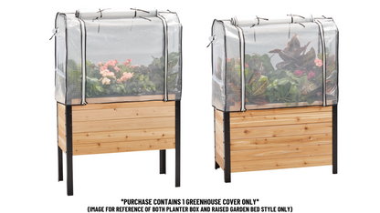 Greenhouse Cover for Planters 24" Tall Protective Frame Set