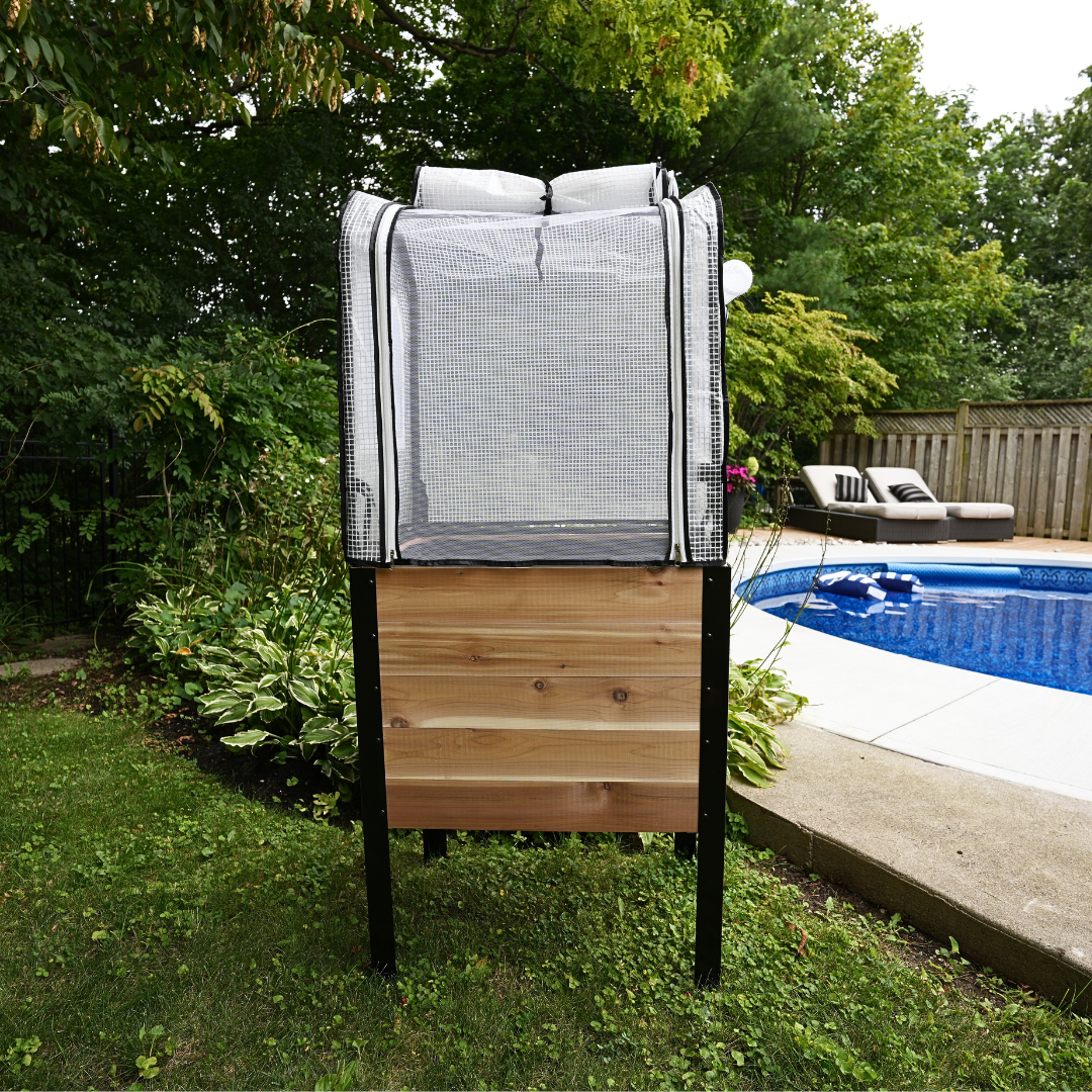 Greenhouse Cover for Planters 24" Tall Protective Frame Set