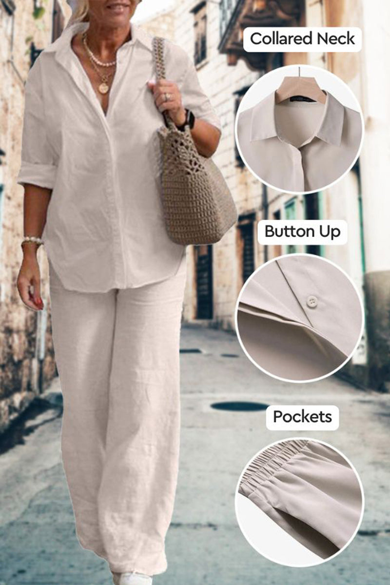 Women's Monochrome Casual Set | Two Pieces