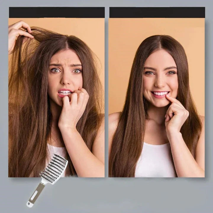 Tangle-Free Hair Brush, Effortless Detangling